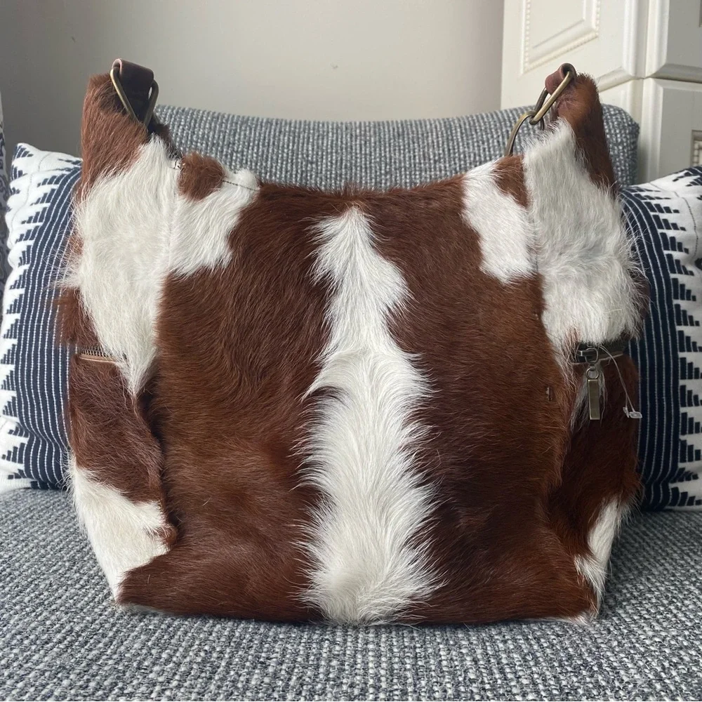 100% Cowhide Shoulder Bag - Picture 16 of 17